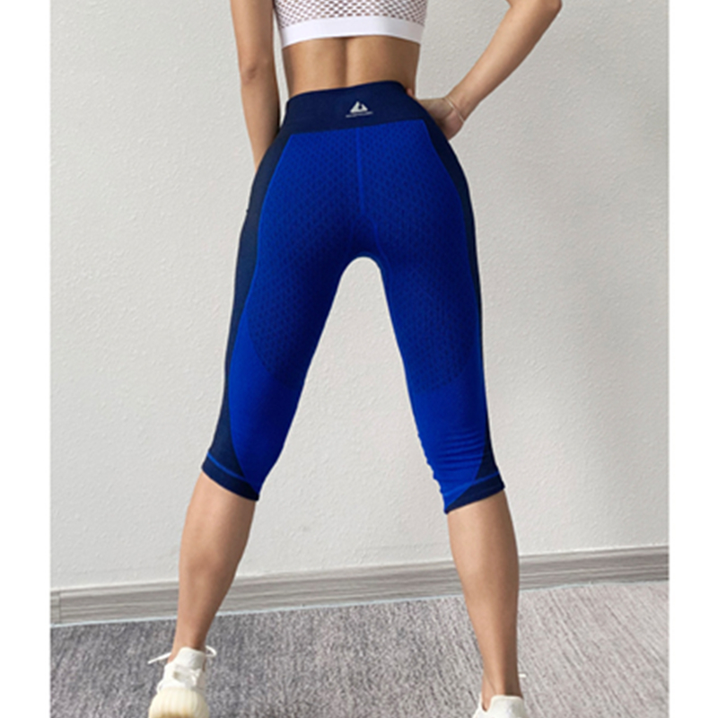 Yoga leggings high bounce quick dry breathable and slimming lift hips middle waist jump exercise fitness pants for women summer