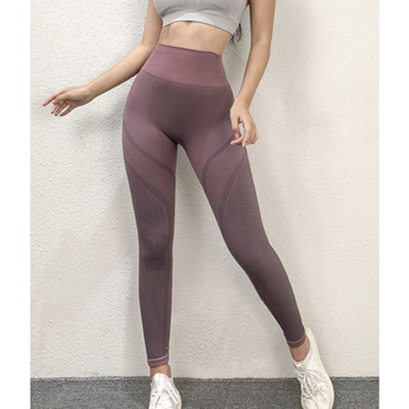Fall running yoga high resilience quick dry sweatpants woman