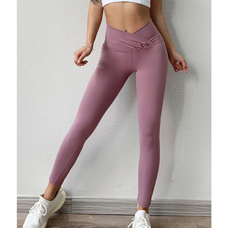 Women's sports pants yoga quick dry moisture absorption sweat fitness pants