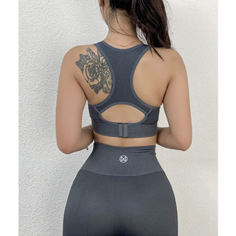 Women's sports underwear shockproof running shape fitness bra beauty back yoga vest