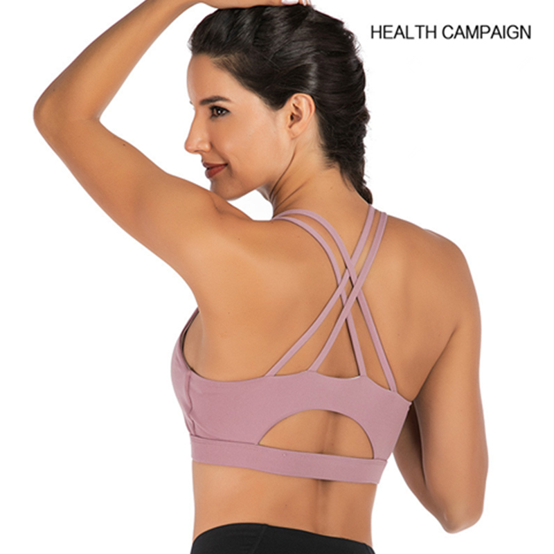 2020 new sports bra shockproof sports bra hot style yoga suit